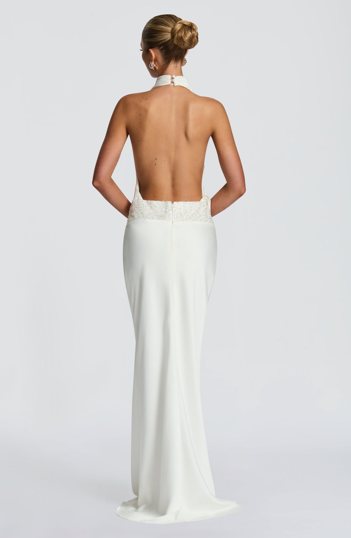 Vestido largo Armelle - Marfil