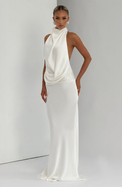 Vestido largo Armelle - Marfil