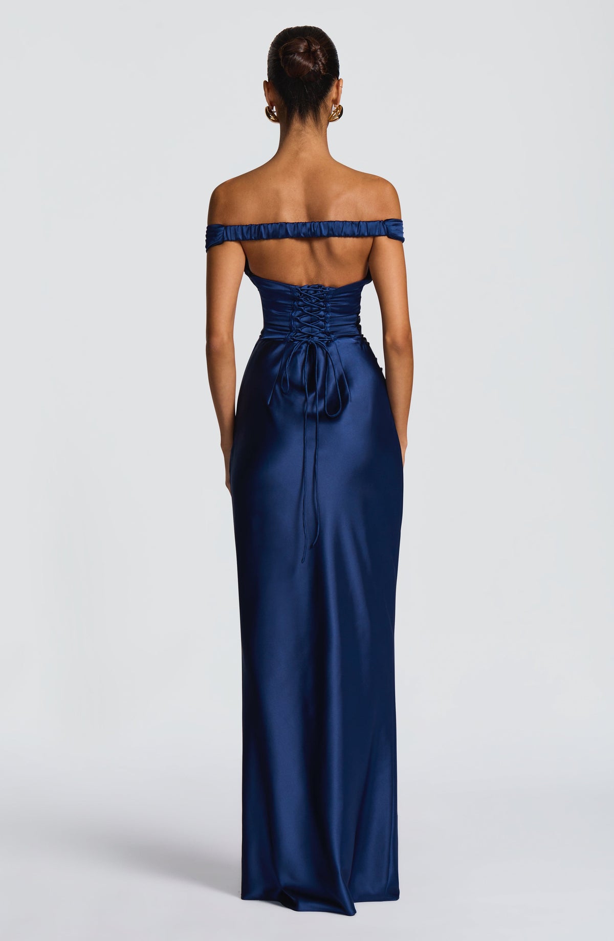Vestido largo Aurelia - Azul marino