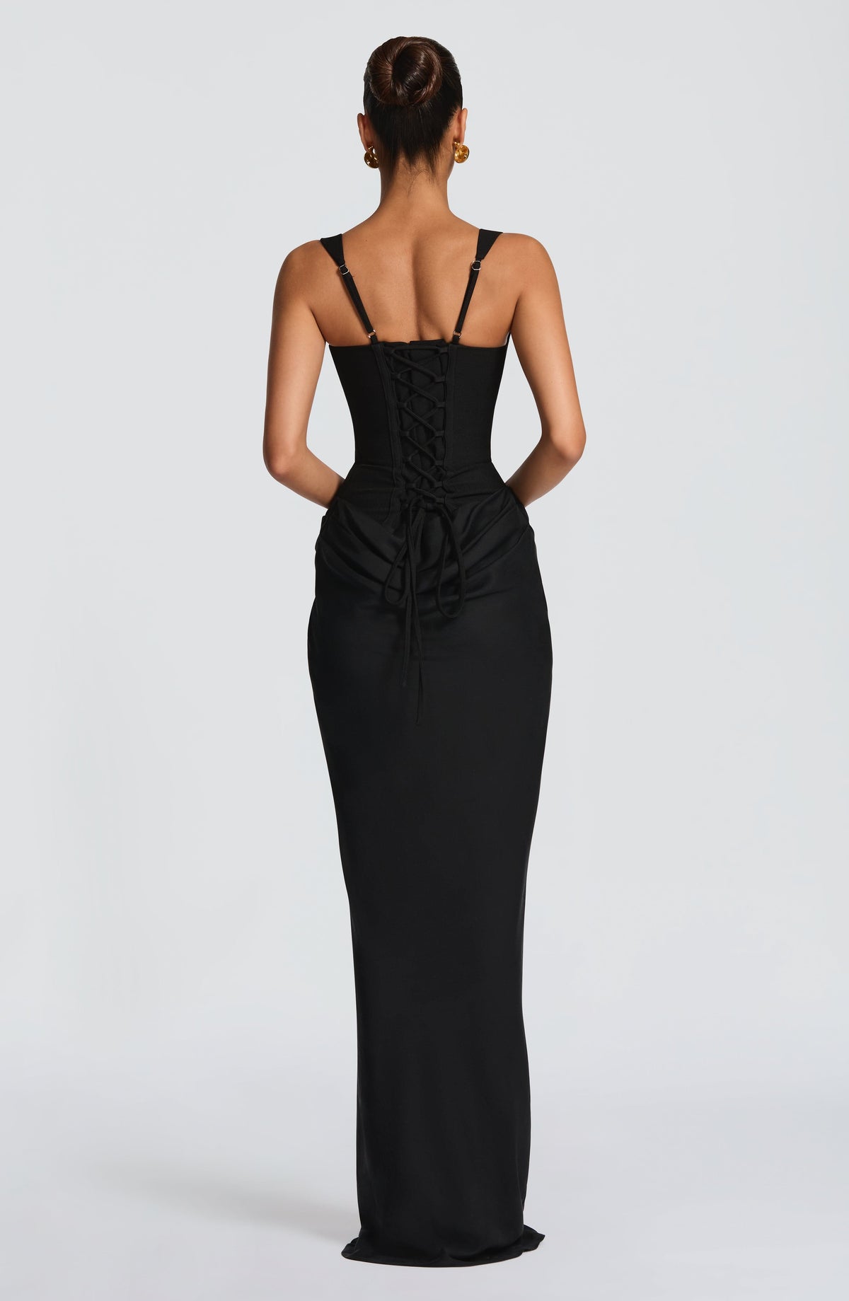 Vestido largo Cornelia - Negro