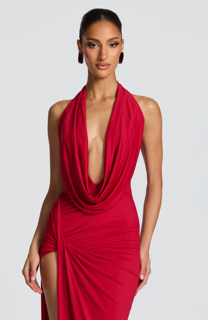 Vestido largo Kingsley - Rojo