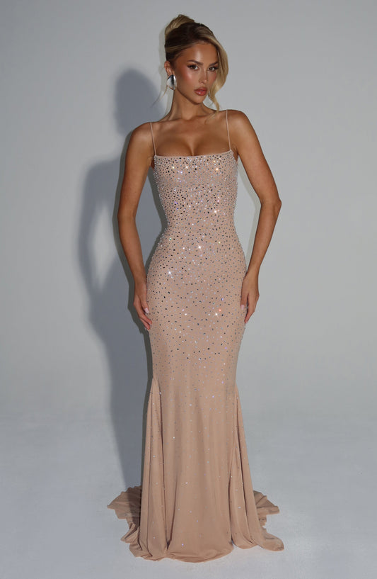 Vestido de gala Lorelei - Nude
