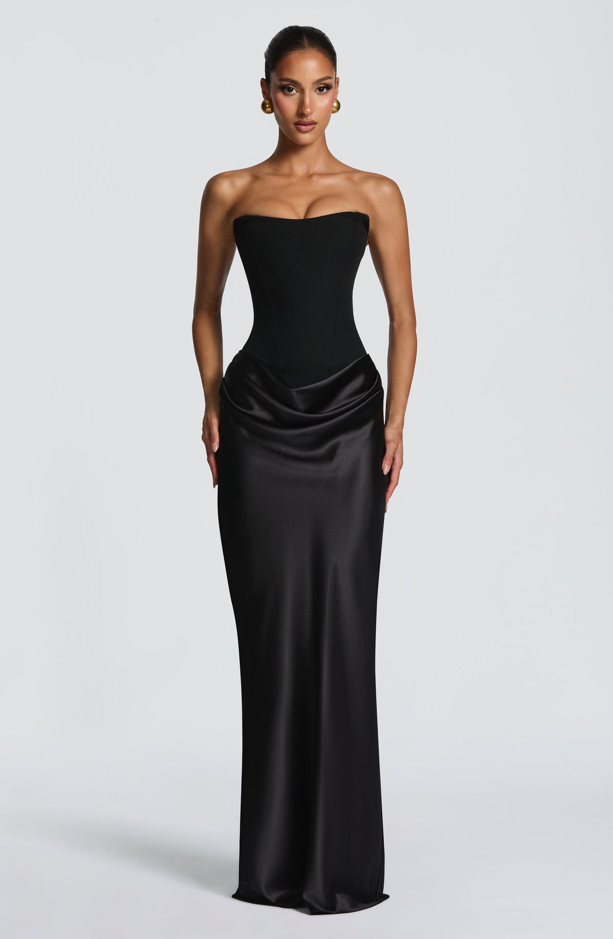Vestido largo Maggie - Negro