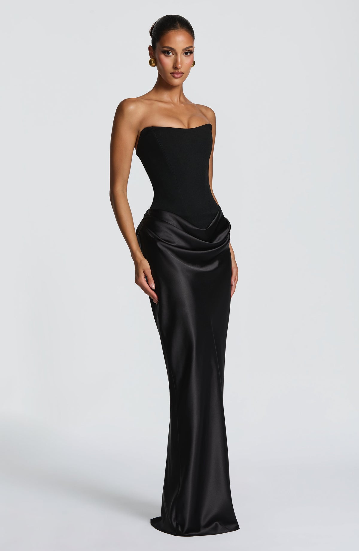 Vestido largo Maggie - Negro