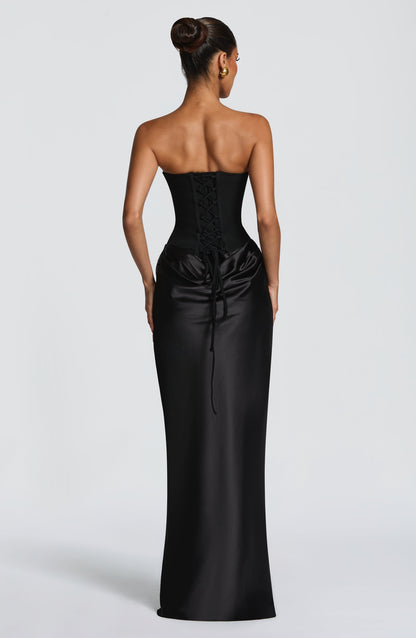 Vestido largo Maggie - Negro