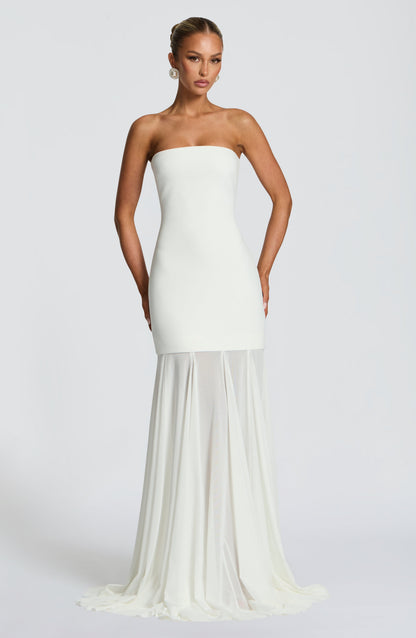 Vestido de gala Merritt - Marfil