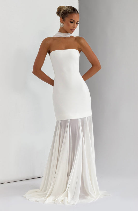 Vestido de gala Merritt - Marfil