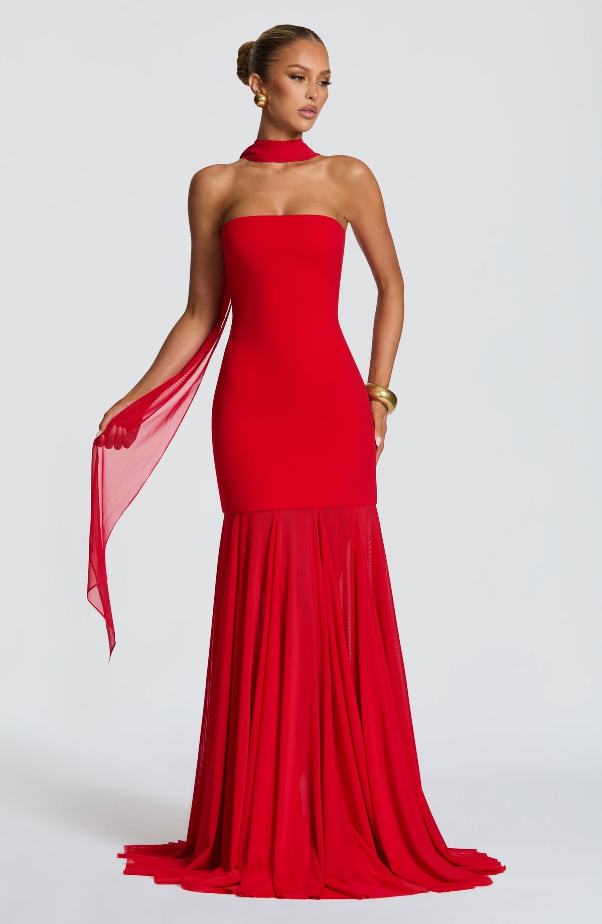 Vestido de gala Merritt - Rojo