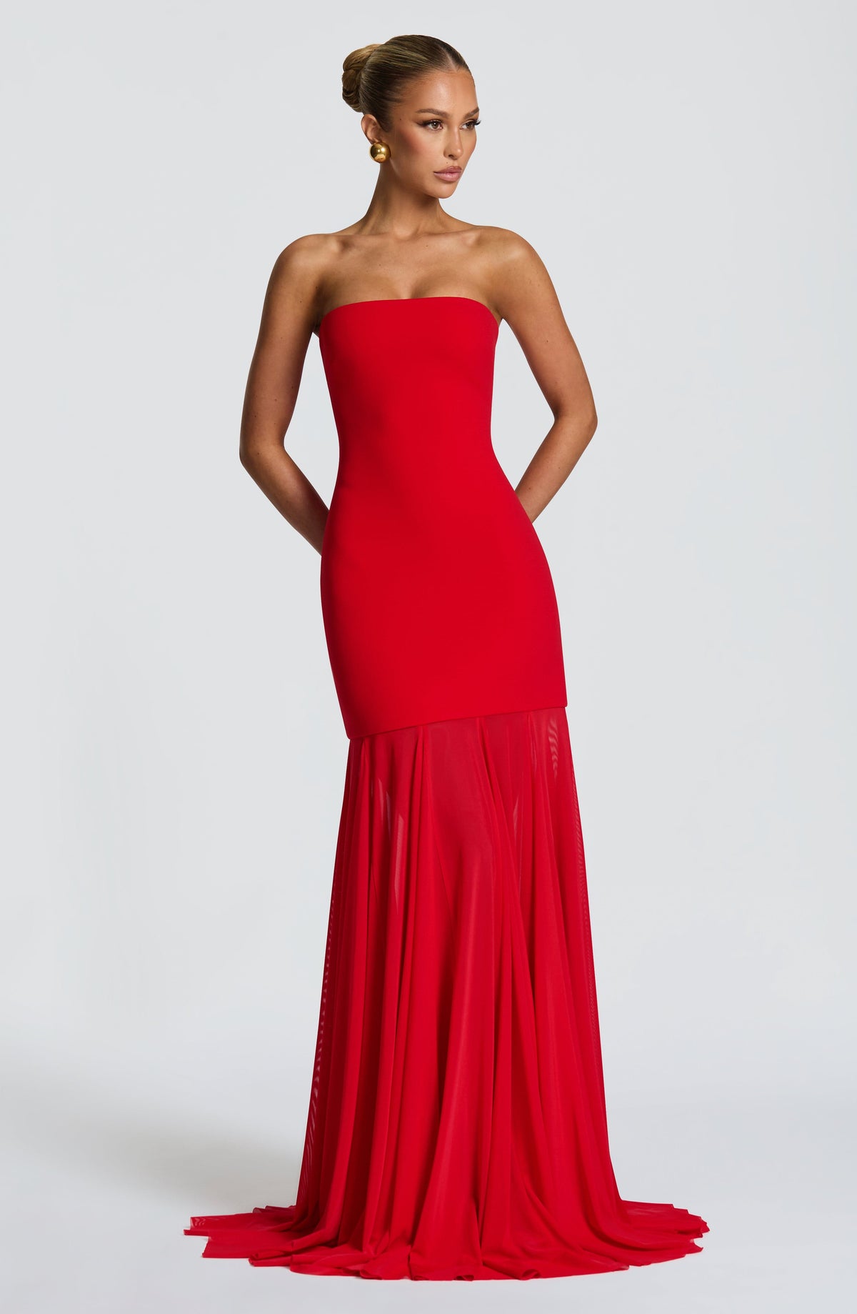Vestido de gala Merritt - Rojo