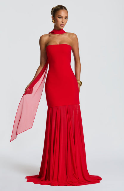 Vestido de gala Merritt - Rojo