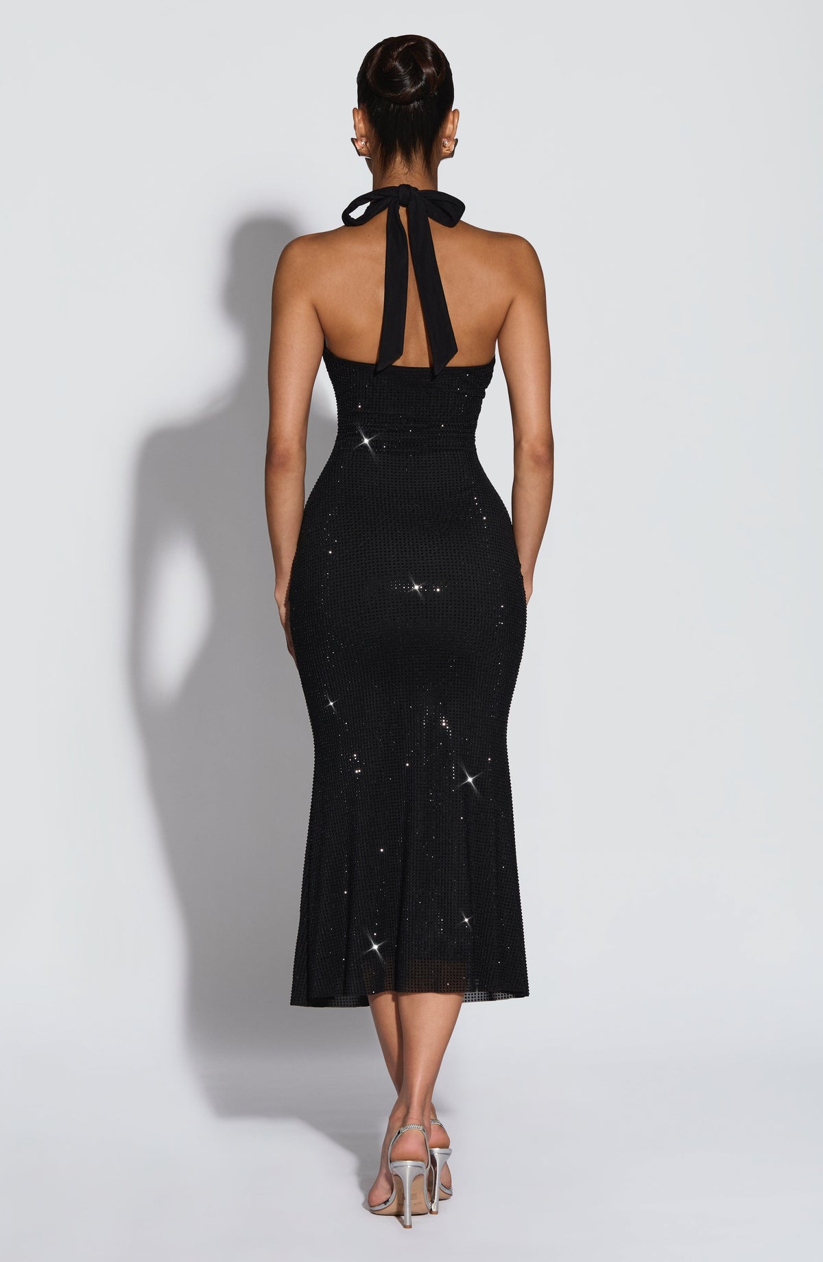Vestido midi Sonora - Negro